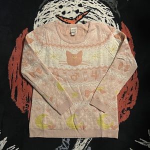 sailor moon holiday sweater